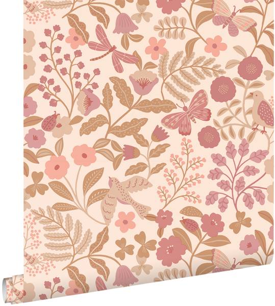 Tapete 132230 Pink - Papier - 50 x 900 x 50 cm