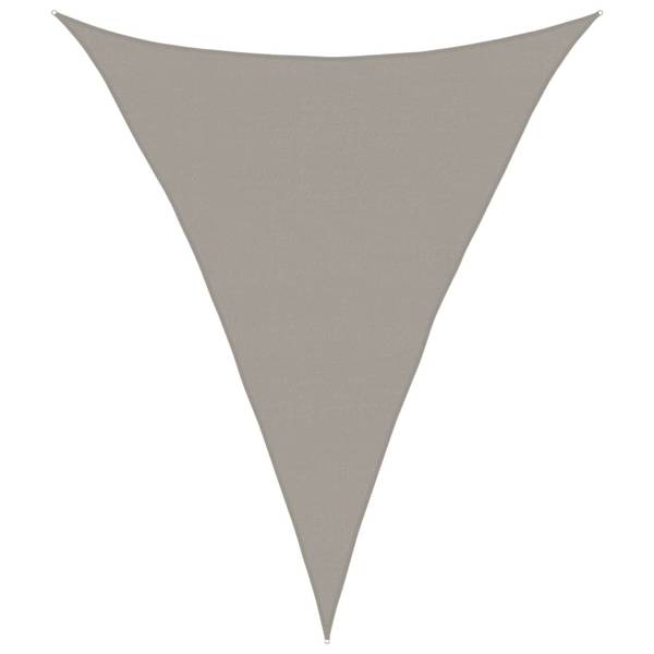 Voile de parasol 3016418 Gris - Polyéthylène - 500 x 500 x 400 cm