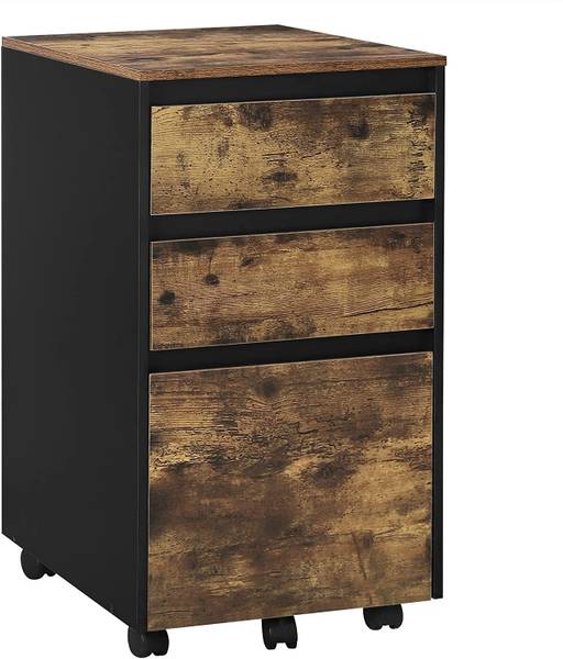 Aktenschrank mobil Bree Eiche Dunkel