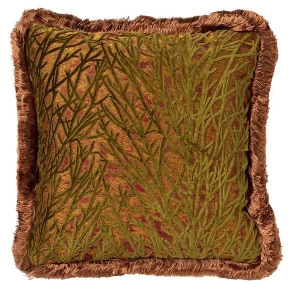 Dekokissen Brucie Grün - Polyester - 45 x 45 x 10 cm