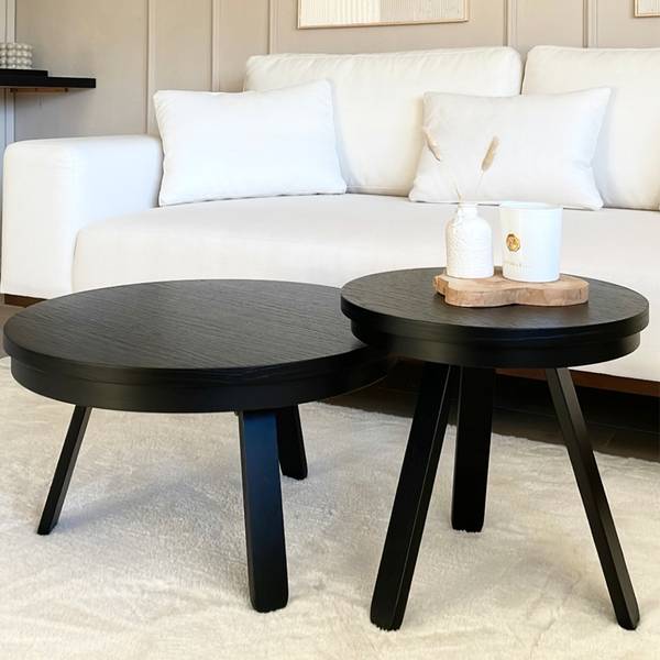 Batea M Couchtisch Schwarz