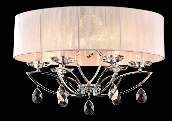 Kronleuchter Miraggio 2 Grau - Metall - 56 x 47 x 56 cm