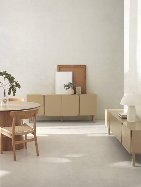 Sideboard 11528 Beige - Holzwerkstoff - 180 x 75 x 42 cm