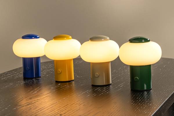 Lampe de table GUSTAV Bleu - Multicolore