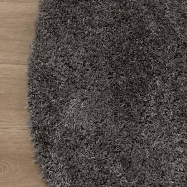 Teppich Blaze Grau - 120 x 120 cm - Durchmesser: 120 cm