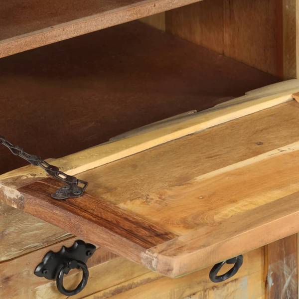 Schuhschrank 243974 Holzwerkstoff - Massivholz - 38 x 85 x 50 cm