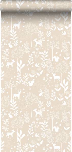 Tapete 139522 Braun - Fleece - 53 x 1005 x 53 cm