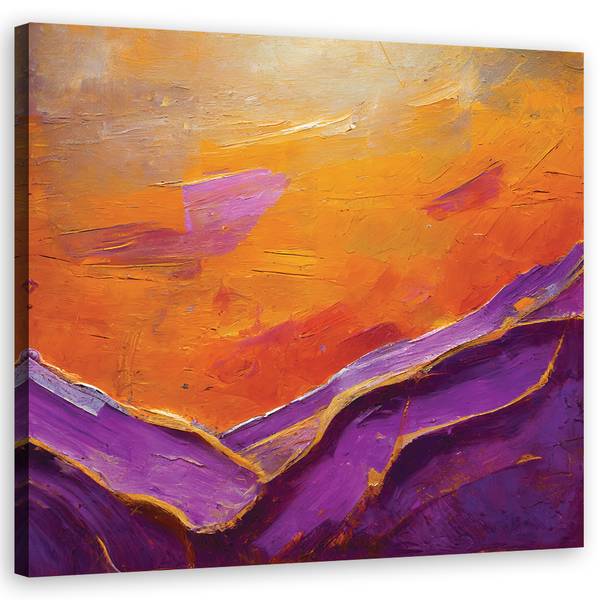 Canvas schilderij Abstract 40 x 40 cm