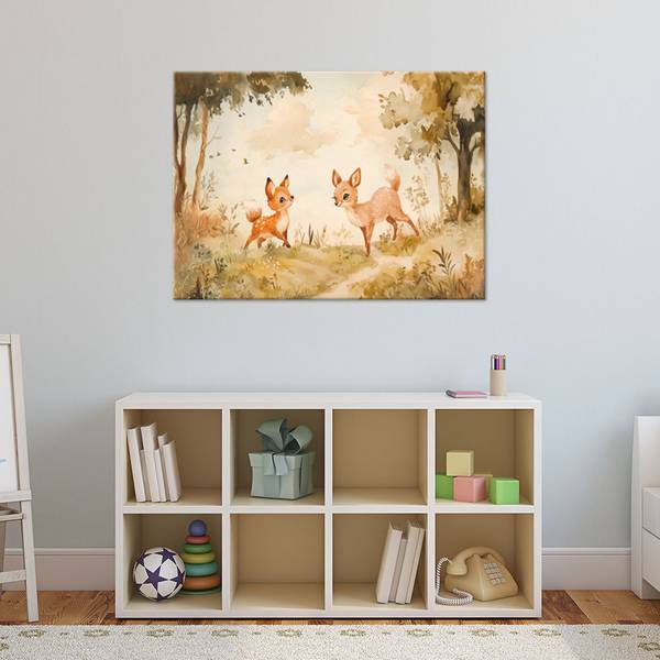 Tableau déco Chevreuils Animaux dans la 100 x 70 cm