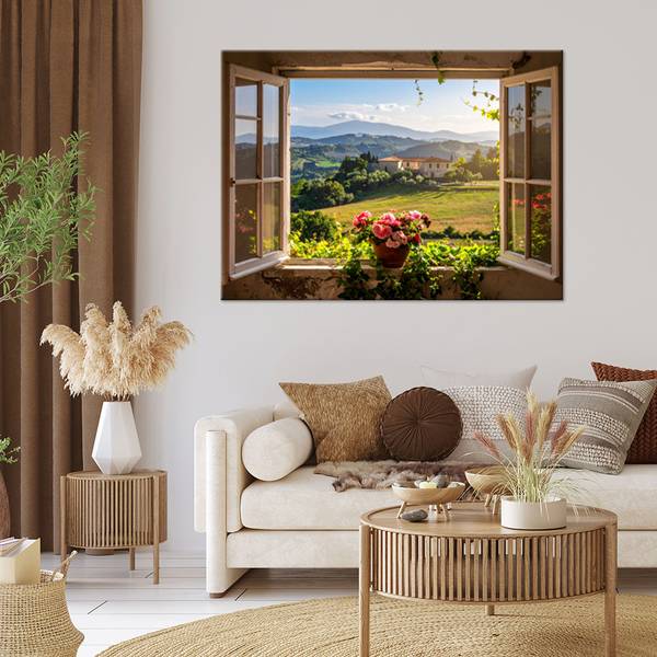 Wandbild Landschaft 90 x 60 cm