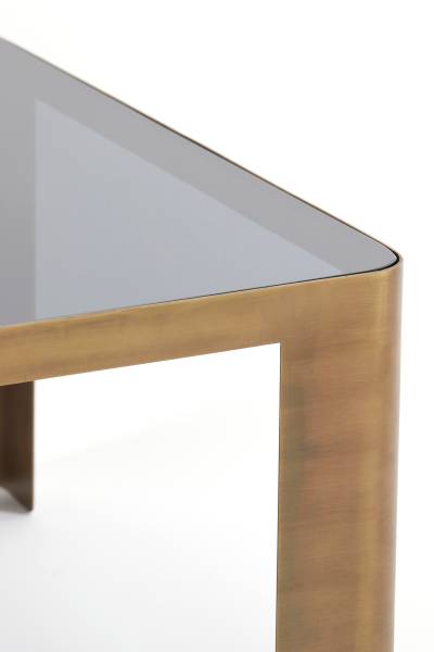 Tisch OXE Braun - Metall - 75 x 40 x 75 cm