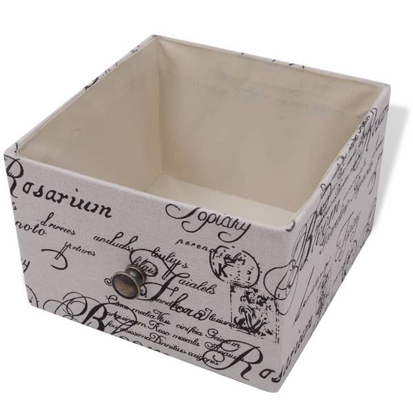 Kast 292286 set van 2 paulownia - 30 x 46 x 28 cm