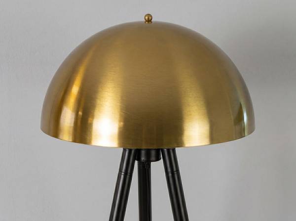Stehleuchte 8100 Schwarz - Edelstahl - Stahl - 63 x 160 x 59 cm