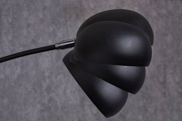 Bogenlampe FIVE LIGHTS Schwarz - Gold
