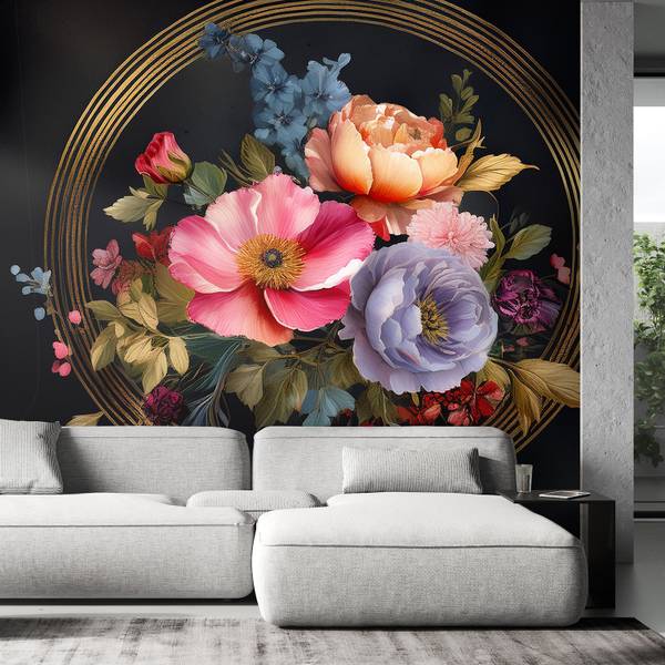 Fototapete Natur Laubblume 450 x 315 cm