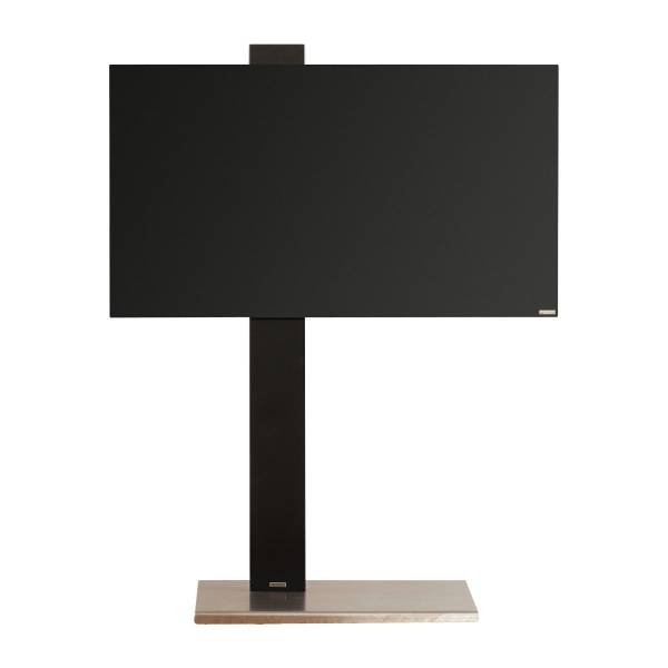 TV STänder column art 118-S Schwarz - Metall - 68 x 139 x 41 cm