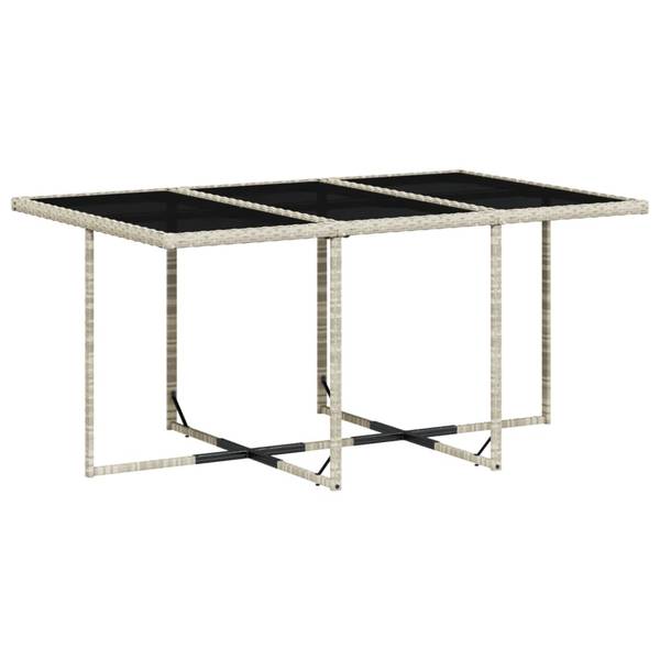 Garten Essgruppe 3033270-4 (7-teilig) Hellgrau