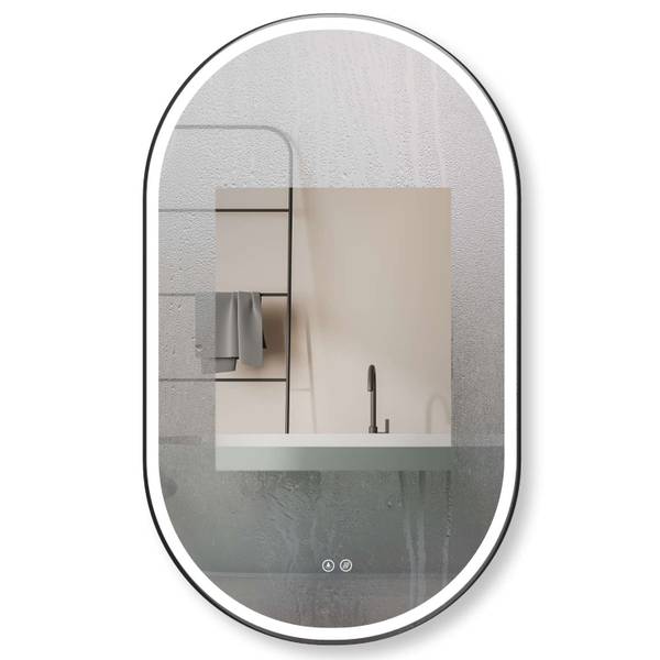 LED Badszimmerspiegel Ferrara 60 x 100 cm