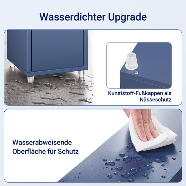 Badkamerkast BZR34-II-B blauw