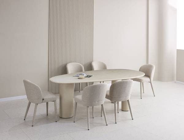 Esstisch INNATIONS Grau - Holzwerkstoff - 230 x 76 x 120 cm