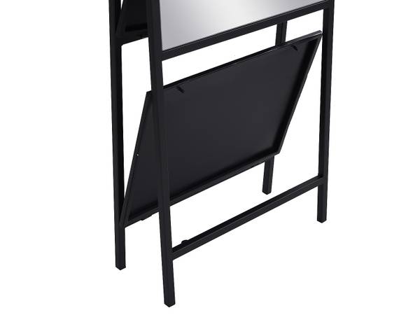 Standspiegel mit Füßen LIVIO Schwarz - Metall - 41 x 172 x 46 cm