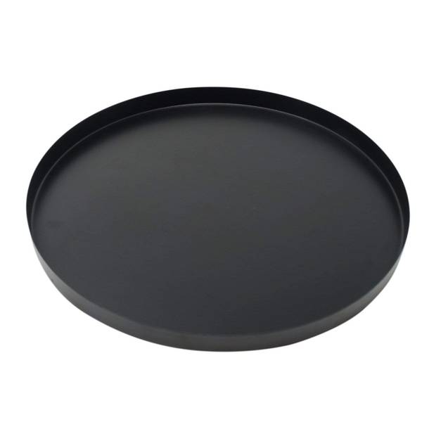 Deko-Tablett Levi – Schwarz, Ø 34 cm Schwarz