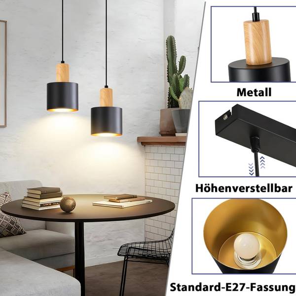 LED Pendelleuchte Cole Ⅲ 30 x 174 x 30 cm