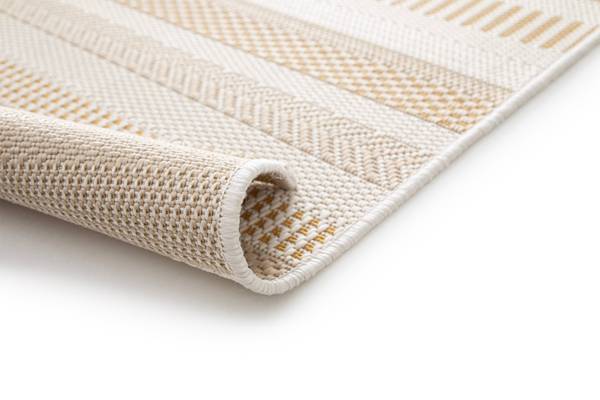 Teppich für drinnen und draußen SOLEA Gelb - Textil - 160 x 230 x 160 cm
