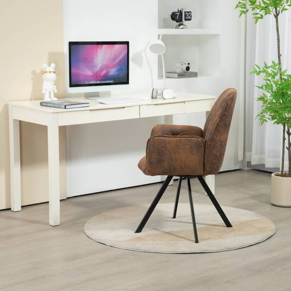 Esszimmerstühlen CALF (2er-Set) Braun - Strukturstoff - 60 x 83 x 60 cm