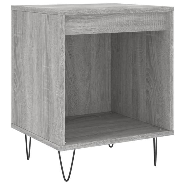 Nachttisch DE969 Grau - Holzwerkstoff - 40 x 50 x 35 cm