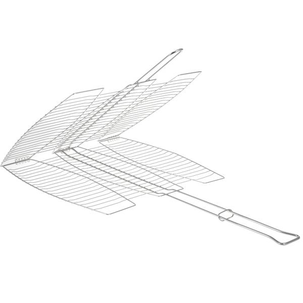Fischgriller 14113 Silber - Metall - 40 x 40 x 65 cm