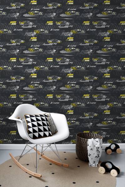 Tapete 935365 Gelb - Papier - 50 x 900 x 50 cm