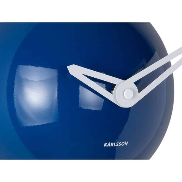 Wanduhr Cool Retro Cap Blau