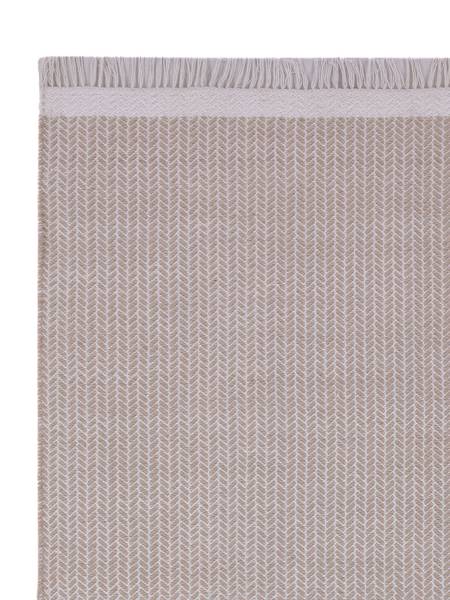 Outdoorteppich Modern Beige - Kunststoff - 160 x 1 x 230 cm