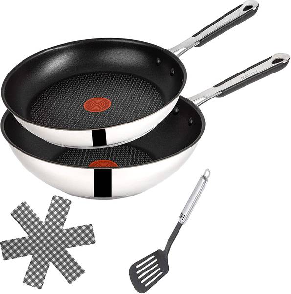 Pfannenset J90931 4-tlg Silber - Metall