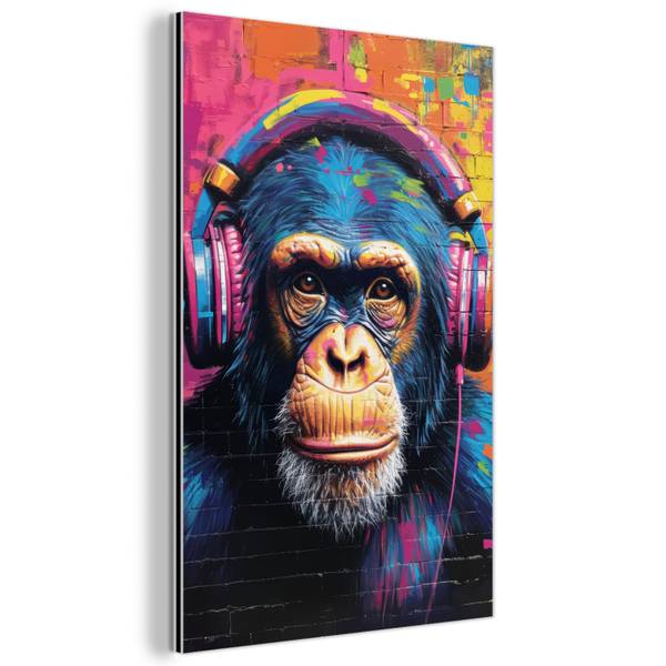 METALLBILD Graffiti 60 x 90 cm