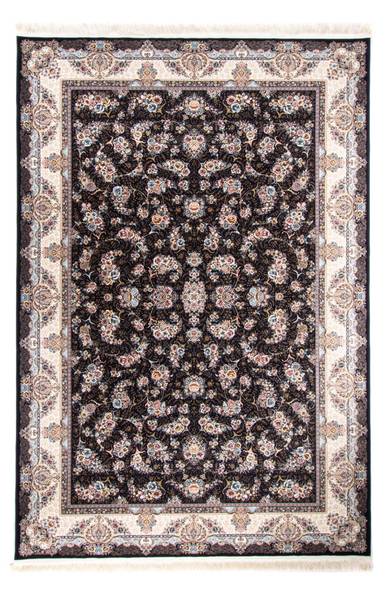Orientteppich Amand Schwarz - Naturfaser - 200 x 1 x 300 cm