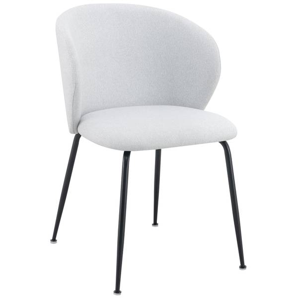 Chaise rembourrée MEALIZE Gris - Tissé à plat - 44 x 78 x 49 cm
