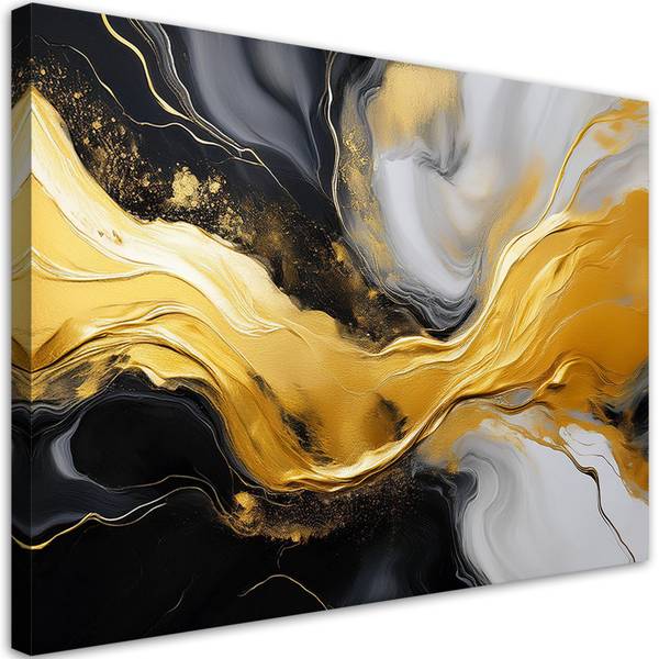 Canvas schilderij Marmer 90 x 60 cm