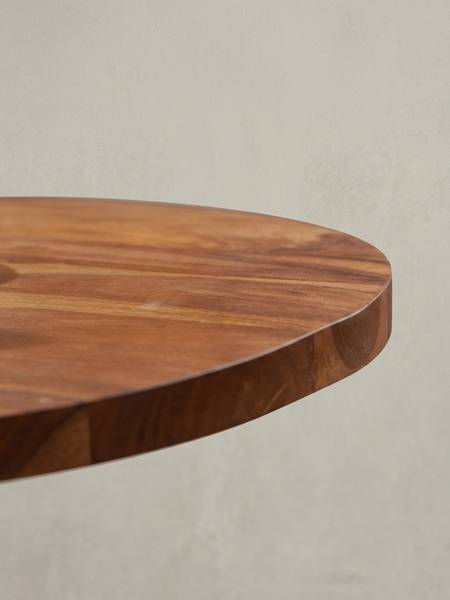 Couchtisch LERICI mit Konusbeinen Braun - Sheesham - 60 x 35 x 60 cm