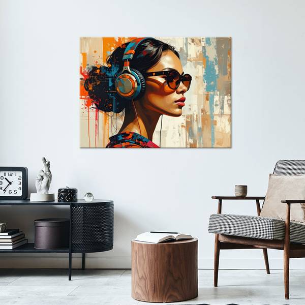 Wandbild Frauen 30 x 20 cm