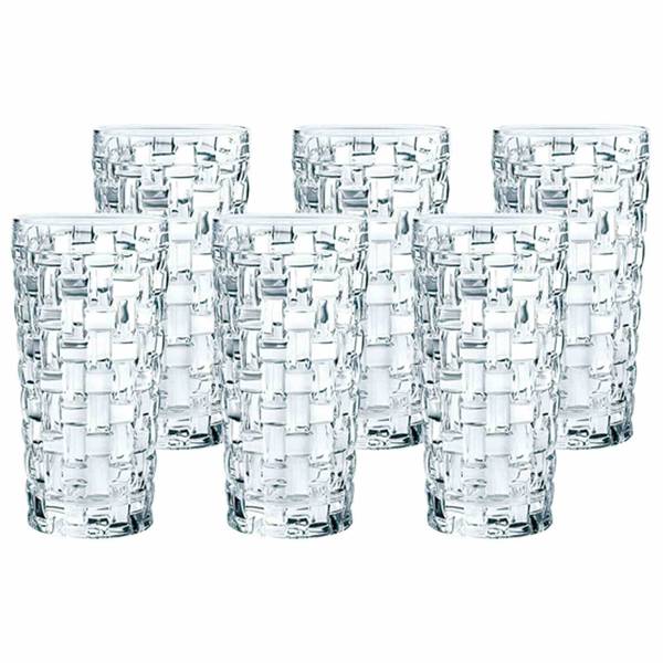 Longdrinkgläser Bossa Nova 6er Set Glas - 9 x 15 x 9 cm