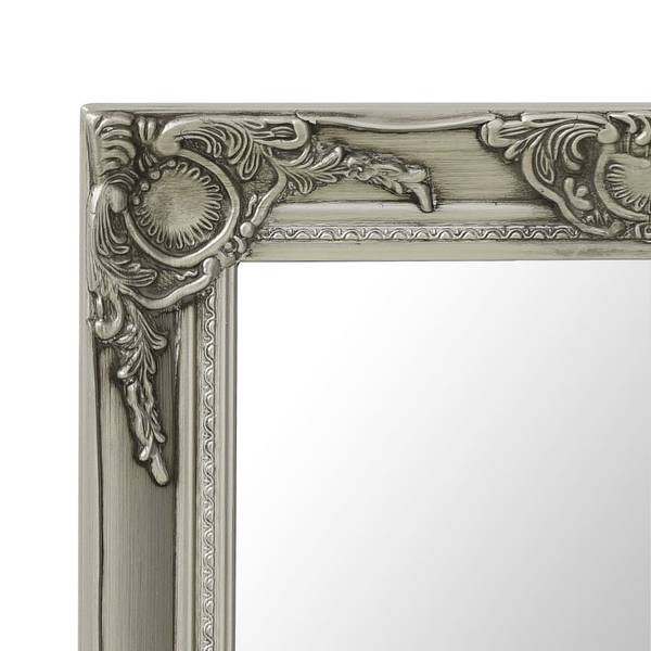Wandspiegel im Barock-Stil 3002665-2 Silber - 80 x 50 cm
