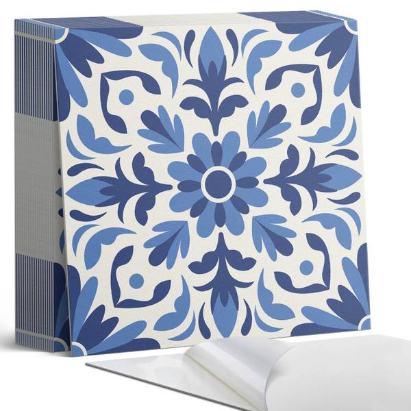 Vinylfliese BlattBlume 20er-Set 20 x 20 cm