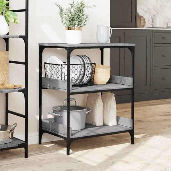 Servierwagen XT5347 Braun - Holzwerkstoff - 41 x 81 x 60 cm