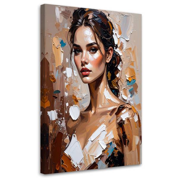 Wandbild Frau 60 x 90 cm