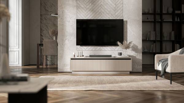 TV-Lowboard Selene Beige - Kaschmir