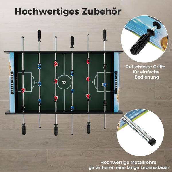 Tafelvoetbaltafel GK32274NL plaatmateriaal op houtbasis - 51 x 69 x 94 cm