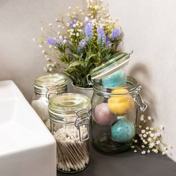 Aufbewahrungsglas Egon 10er Pack Glas - 8 x 15 x 8 cm