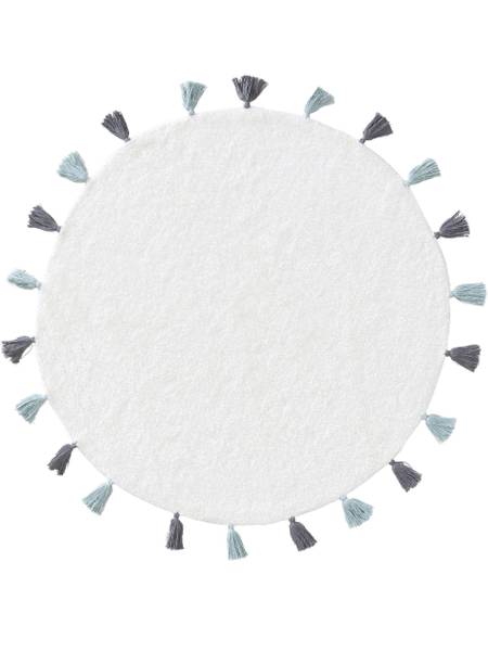 Tapis lavables pour enfants Malu Bleu - 120 x 120 cm